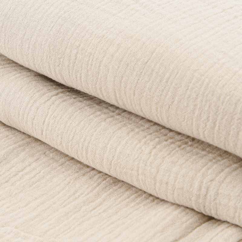 Nappe unie 'Idylle' gaze de coton beige