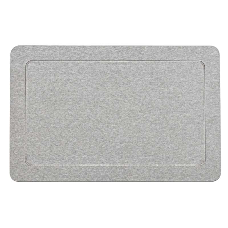 Tapis salle de bain en diatomite gris
