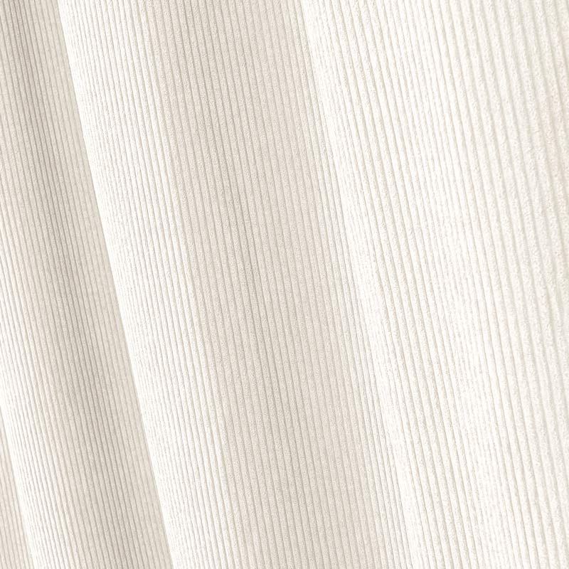 Rideau velours 'Majesty' blanc cassé