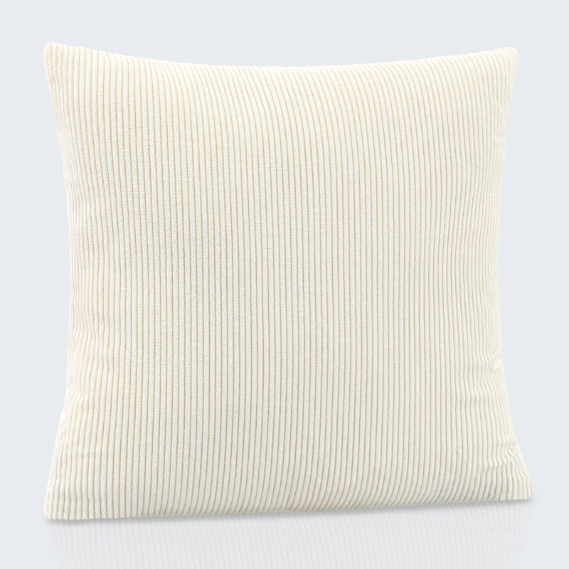Coussin velours 'Angels' blanc cassé