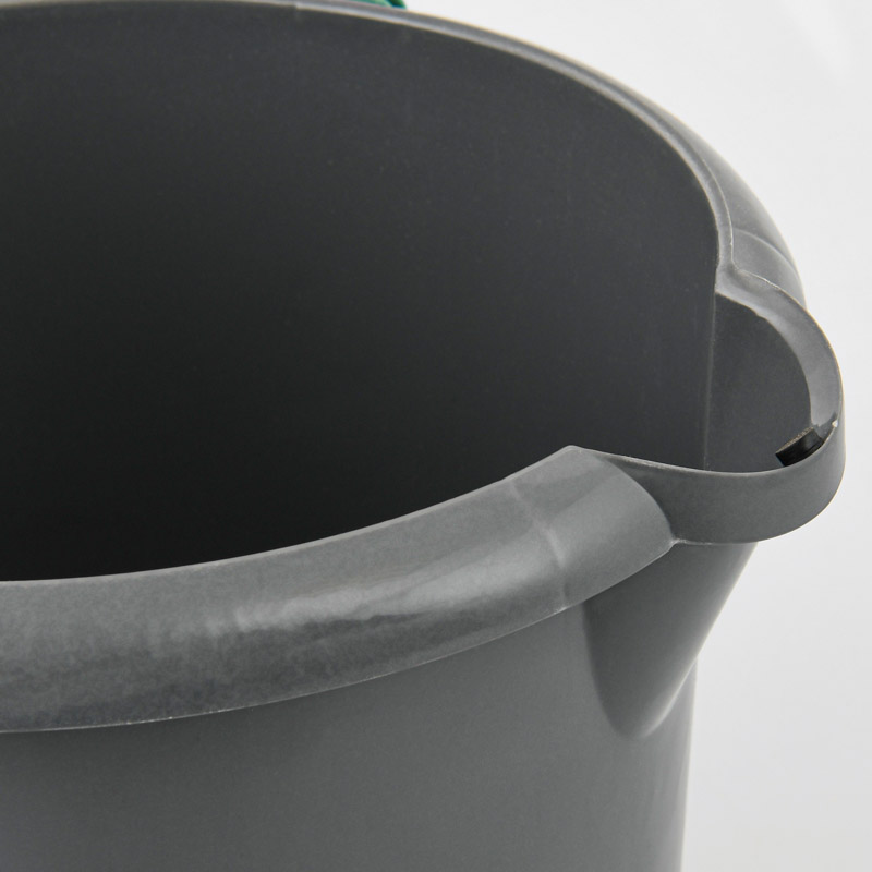 Seau gris vert 10L