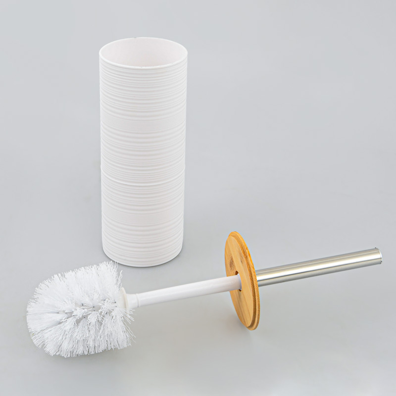 Brosse WC avec support 'Cleo' blanc 
