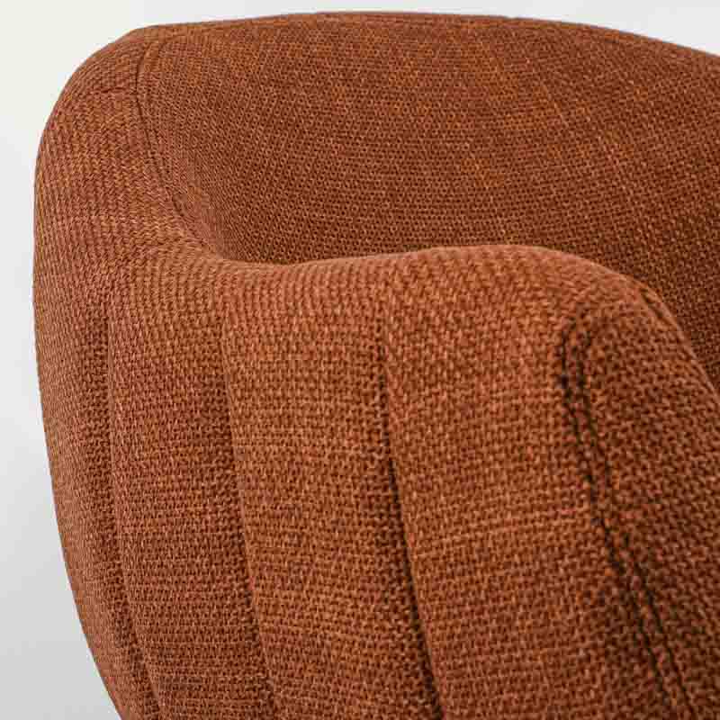 Fauteuil de table 'Hella' terracotta 