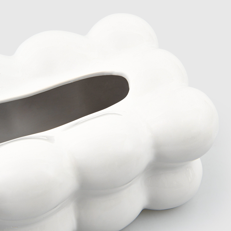 Boîte à mouchoirs 'Pop' bulle blanc