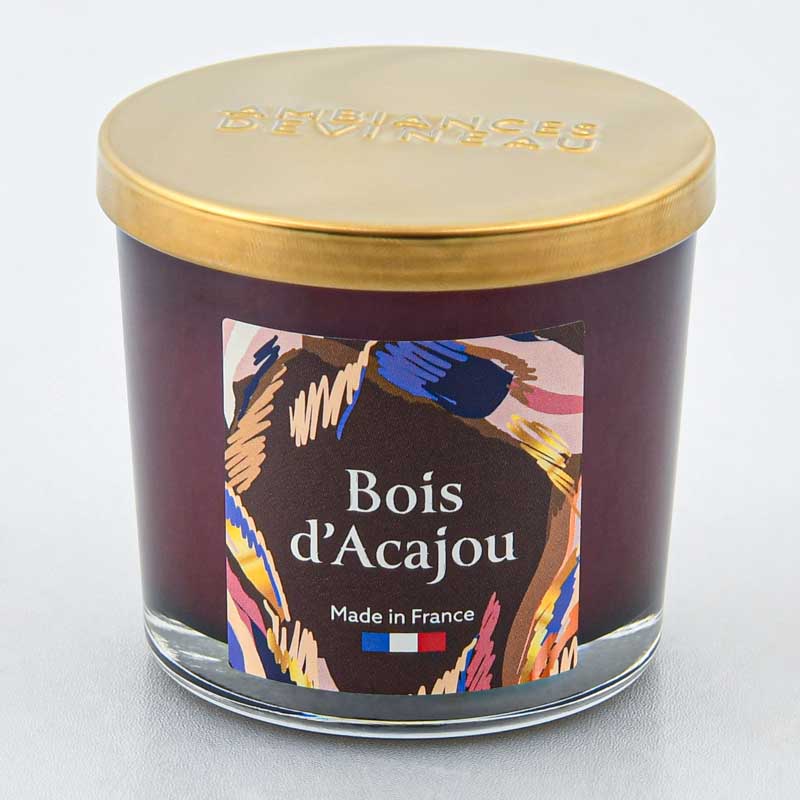 Bougie parfumée 'Bois d'acajou'