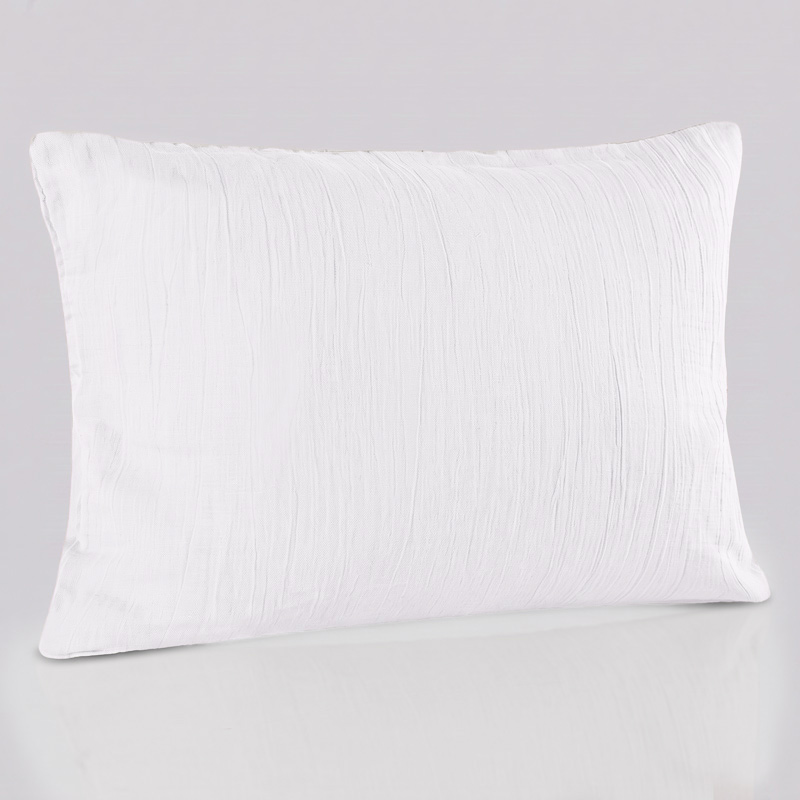 Taie d'oreiller gaze coton 'Harmonie' Blanc