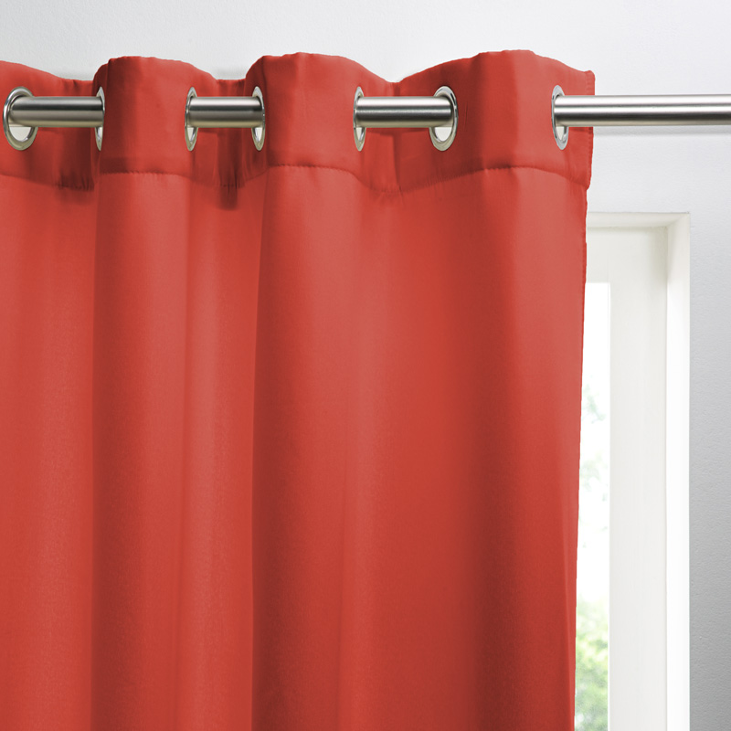 Rideau isolant terracotta