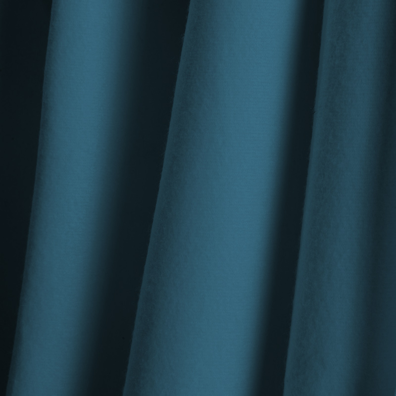 Rideau isolant bleu paon