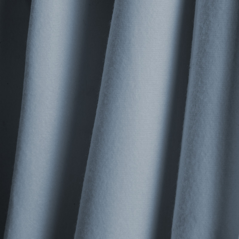 Rideau isolant bleu denim