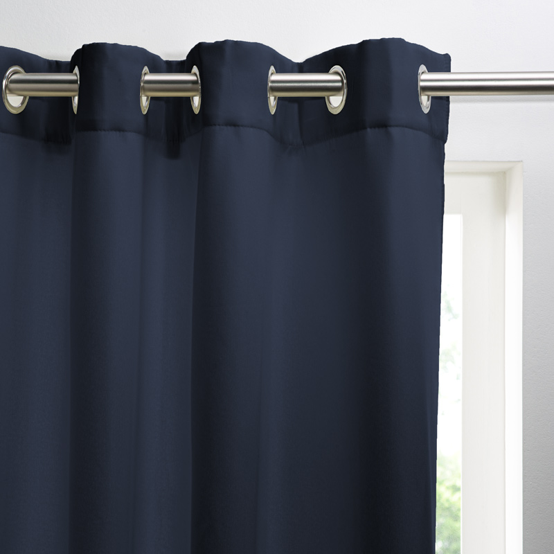 Rideau isolant bleu marine