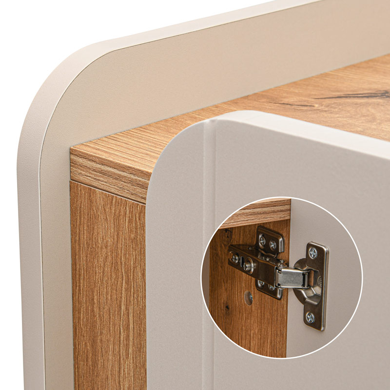 Table de chevet 'Nova' beige