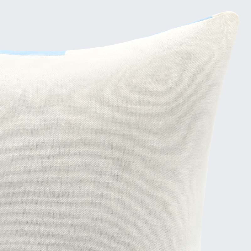 Coussin à rayures 'La Dolce Vita' bleu