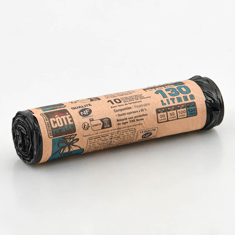 Lot de 10 sacs poubelle 'Moby Bag' 130L