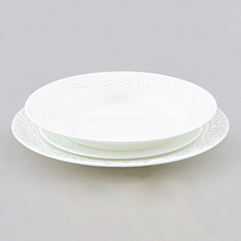 Assiette plate blanche 'Danbury'