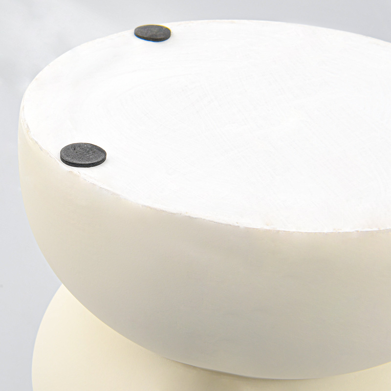 Table d'appoint 'Janelle' beige 30x40cm 