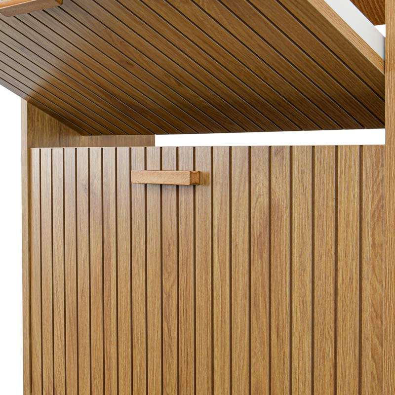 Meuble à chaussure 3 portes couleur bois 