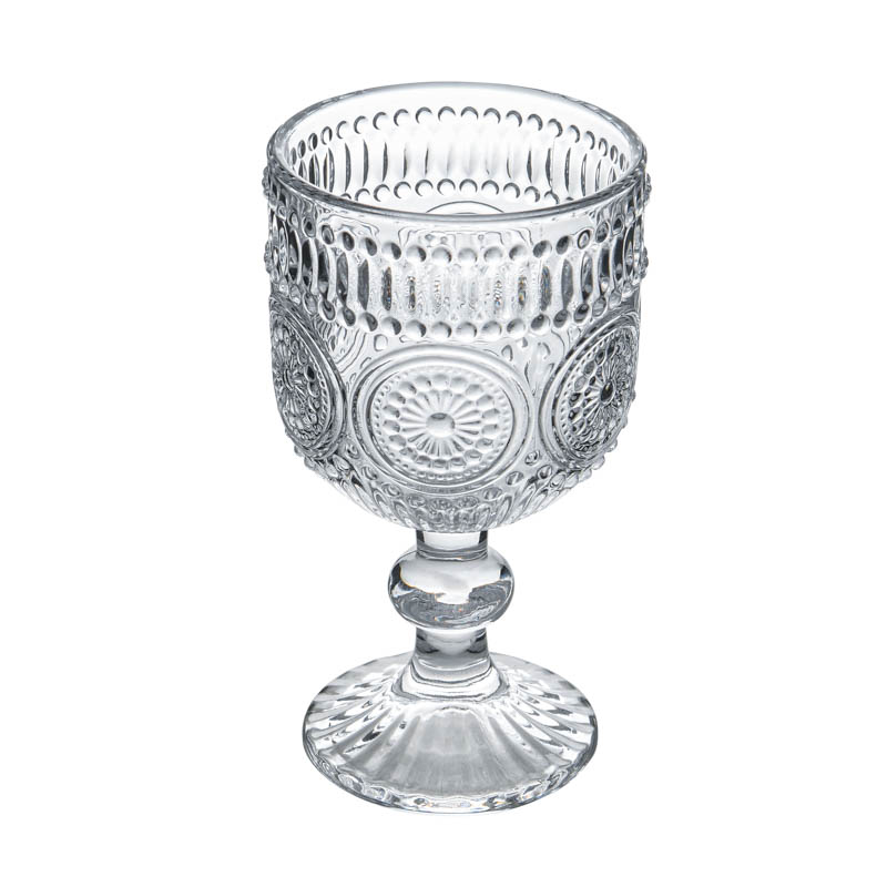 Verre à pied transparent 'Hamra'
