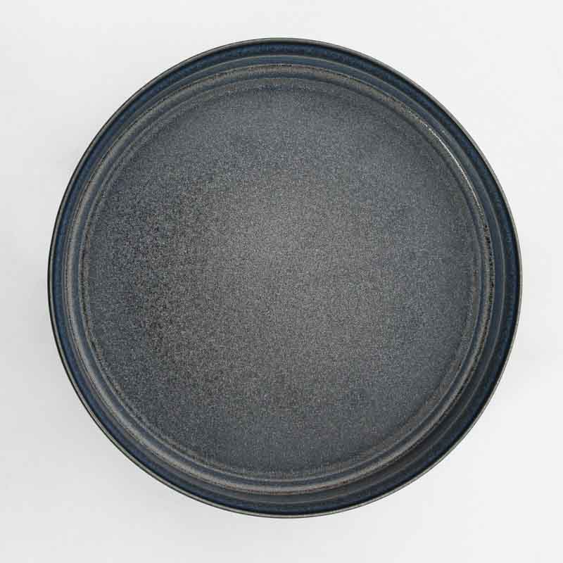 Saladier bleu carbone