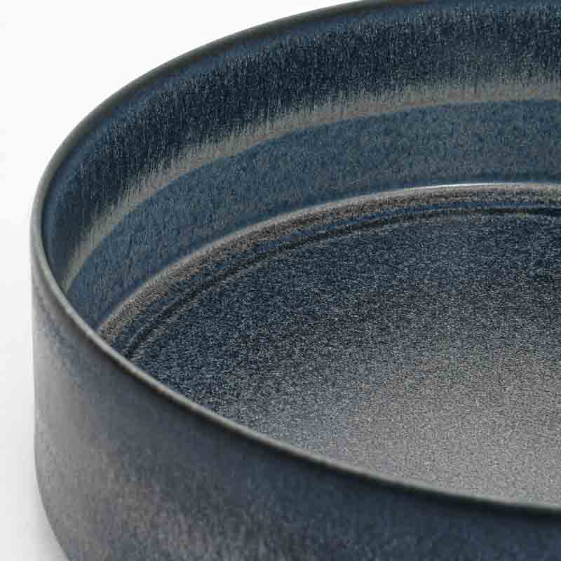 Saladier bleu carbone