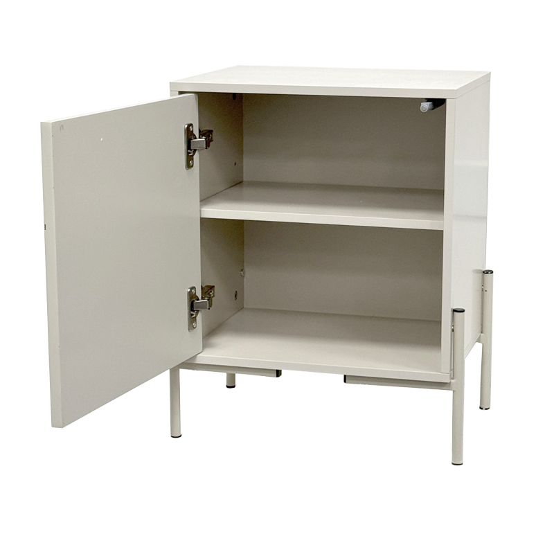 Table de chevet 'Atlanta' crème 