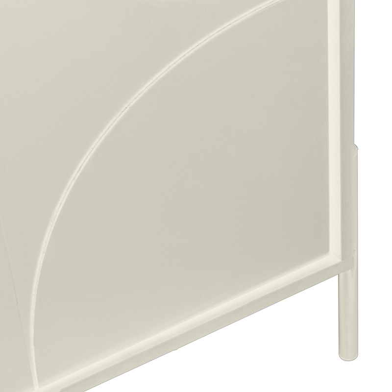 Meuble bas 'Atlanta' couleur crème