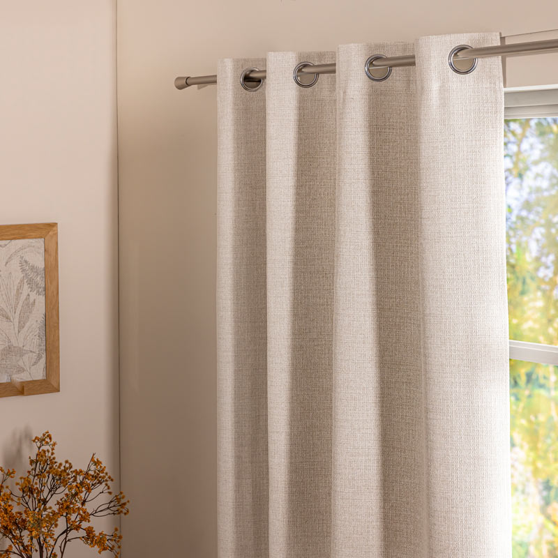 Rideau occultant beige 140x240cm
