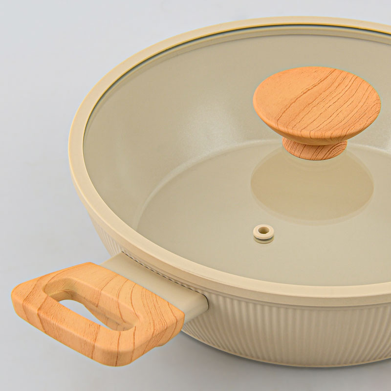 Sauteuse tous feux et induction 'Dune' beige