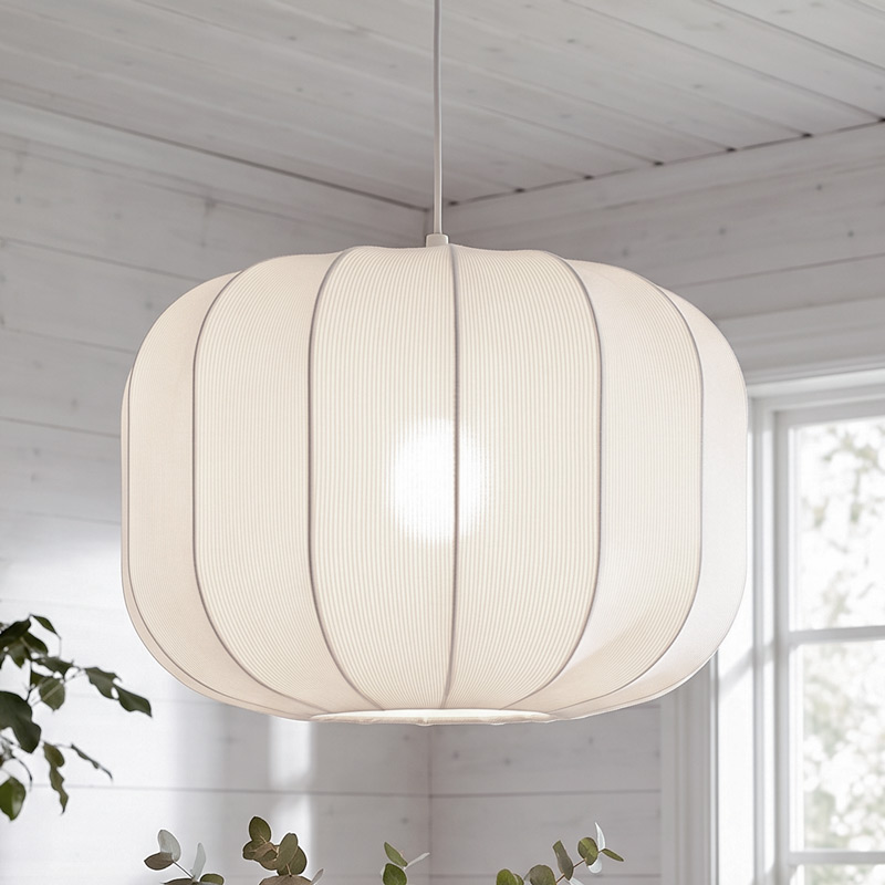 Suspension 'Ines' tissu blanc