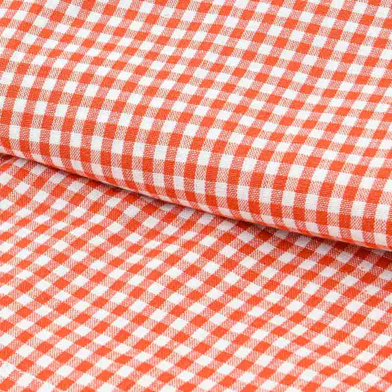 Nappe déperlante 'Brigitte' rouge et blanc 