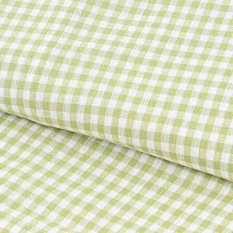 Nappe déperlante 'Brigitte' vert et blanc 