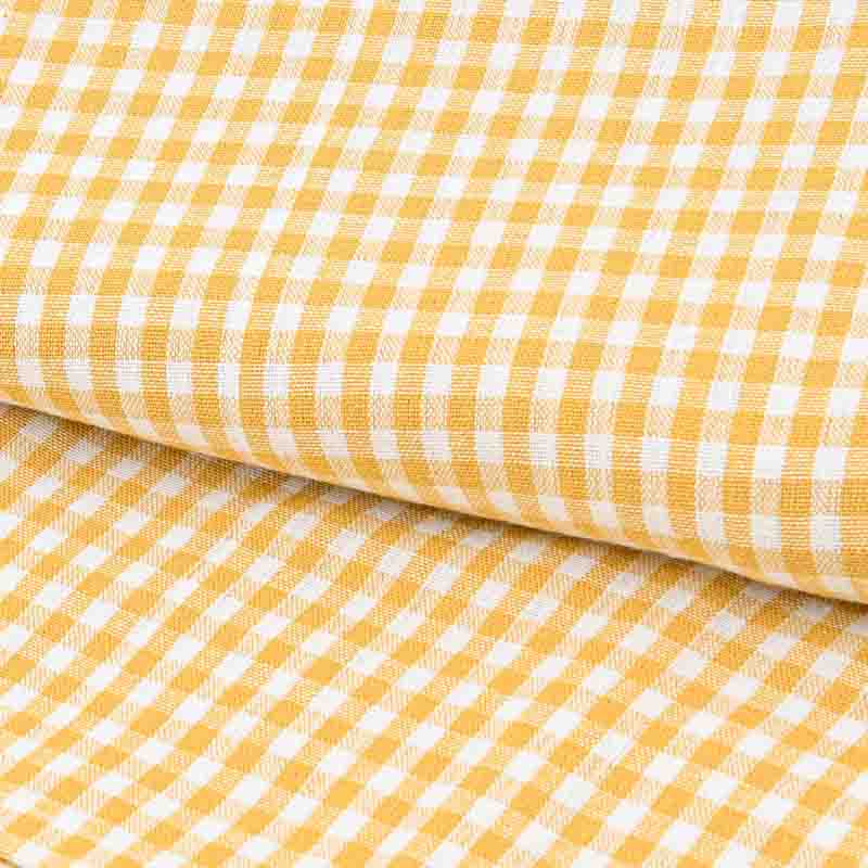 Nappe déperlante 'Brigitte' jaune et blanc 