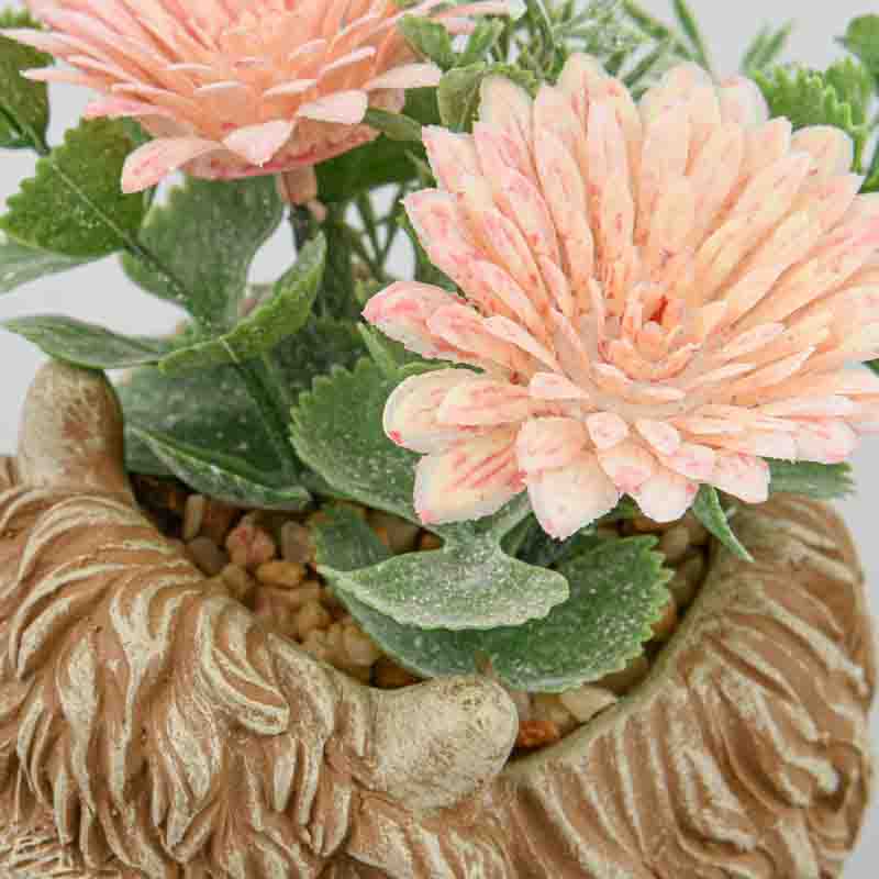 Vase yack avec plante à poser