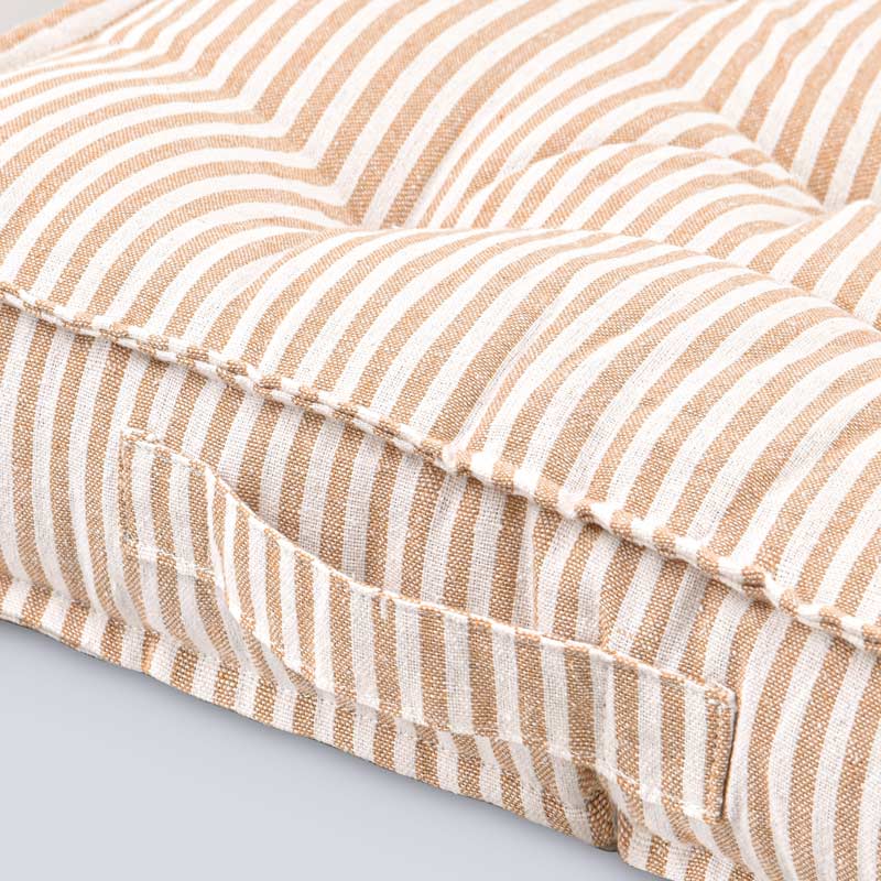 Coussin de sol 'Simona' beige