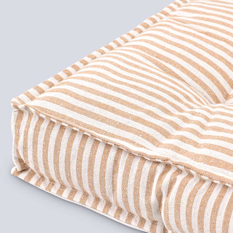 Coussin de sol 'Simona' beige