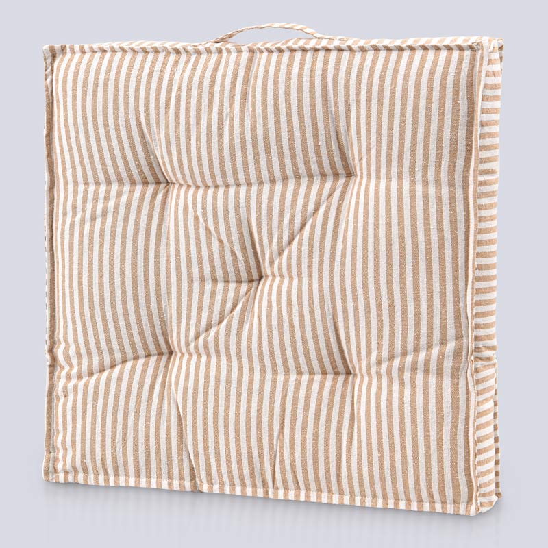 Coussin de sol 'Simona' beige