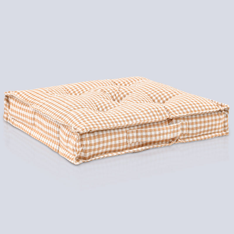 Coussin de sol 'Gustave' beige
