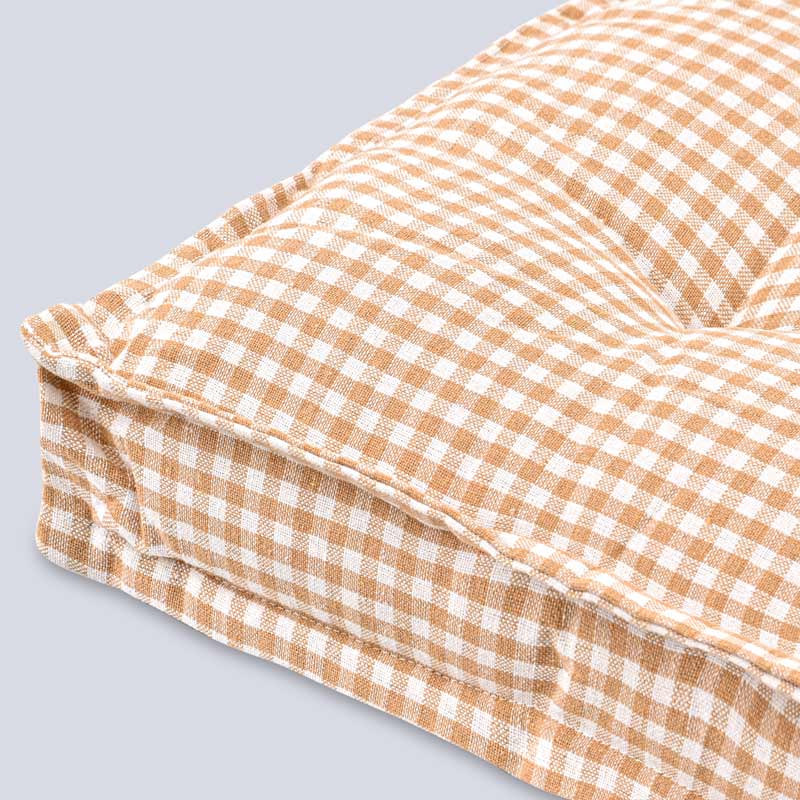 Coussin de sol 'Gustave' beige