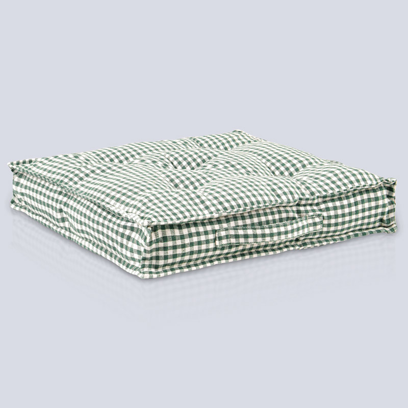 Coussin de sol 'Gustave' vert céladon