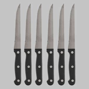 Lot de 6 couteaux à steak 