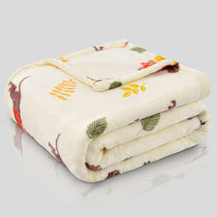 Plaid en microfibre 