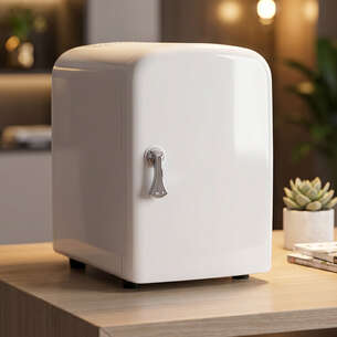 Mini glacière thermoéléctrique blanche 