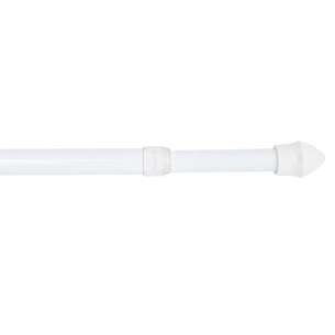 Tringle à Rideaux Extensible Bestgoodies - Blanc Pur 135-225 Cm - Fixation Adhésive Ou Vis - Pour Rideaux à œillets, Passants, Tunnels