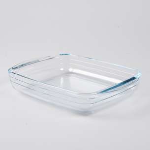 Plat à four rectangle Ô cuisine transparent en verre - L'Incroyable