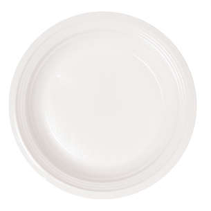 50 assiettes rondes réutilisables