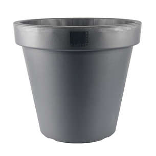 Pot anthracite pour terrasse 46L 