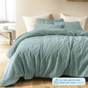 Housse de couette en gaze de coton 