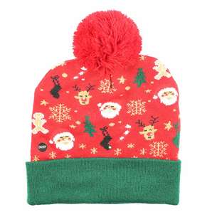 Bonnet de Noël lumineux adulte