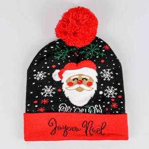 Bonnet de Noël à LED adulte