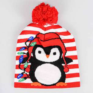 Bonnet de Noël à LED adulte