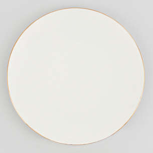 Assiette plate filet or 